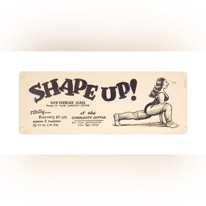 Platform x Robert Crumb “Shape Up!” Yoga Mat
